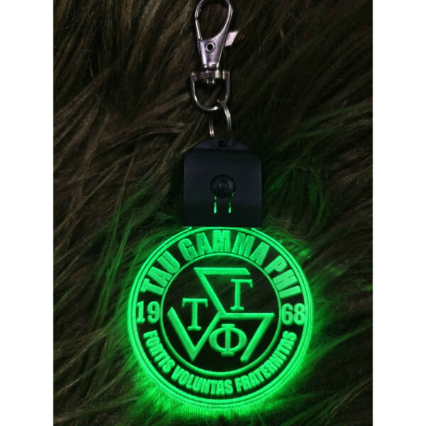 Customized AcryLED Flashing Sparkling LED Light Keychain - Image 6