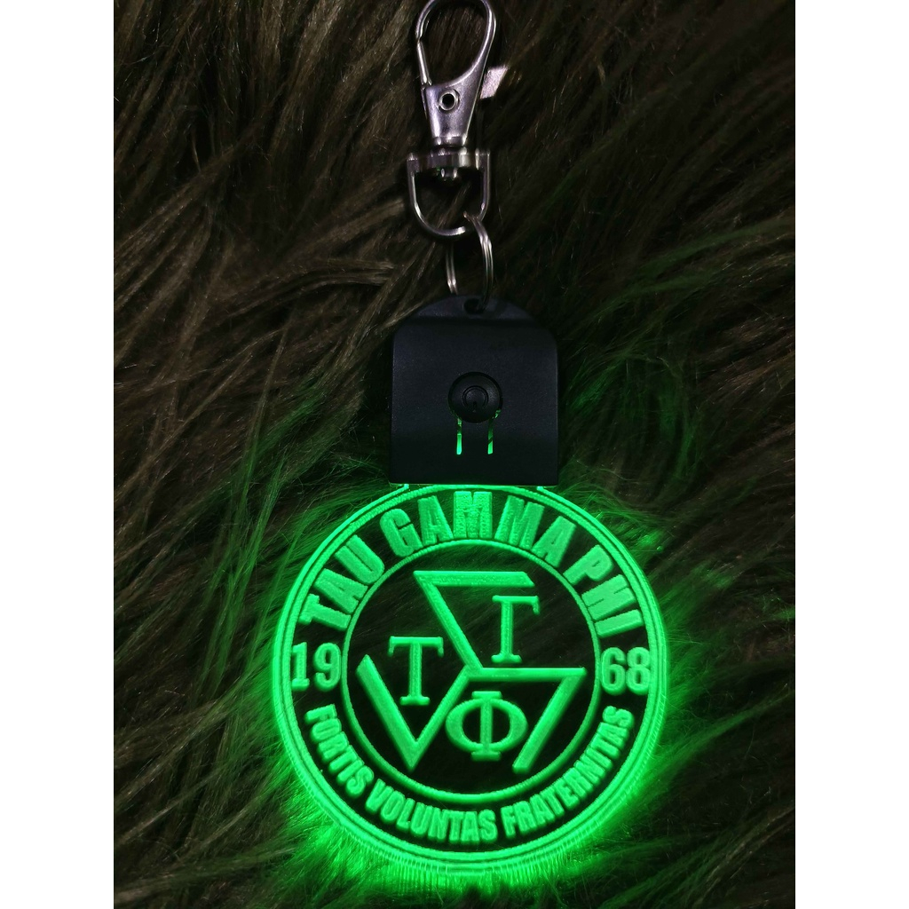 Customized AcryLED Flashing Sparkling LED Light Keychain - Image 6