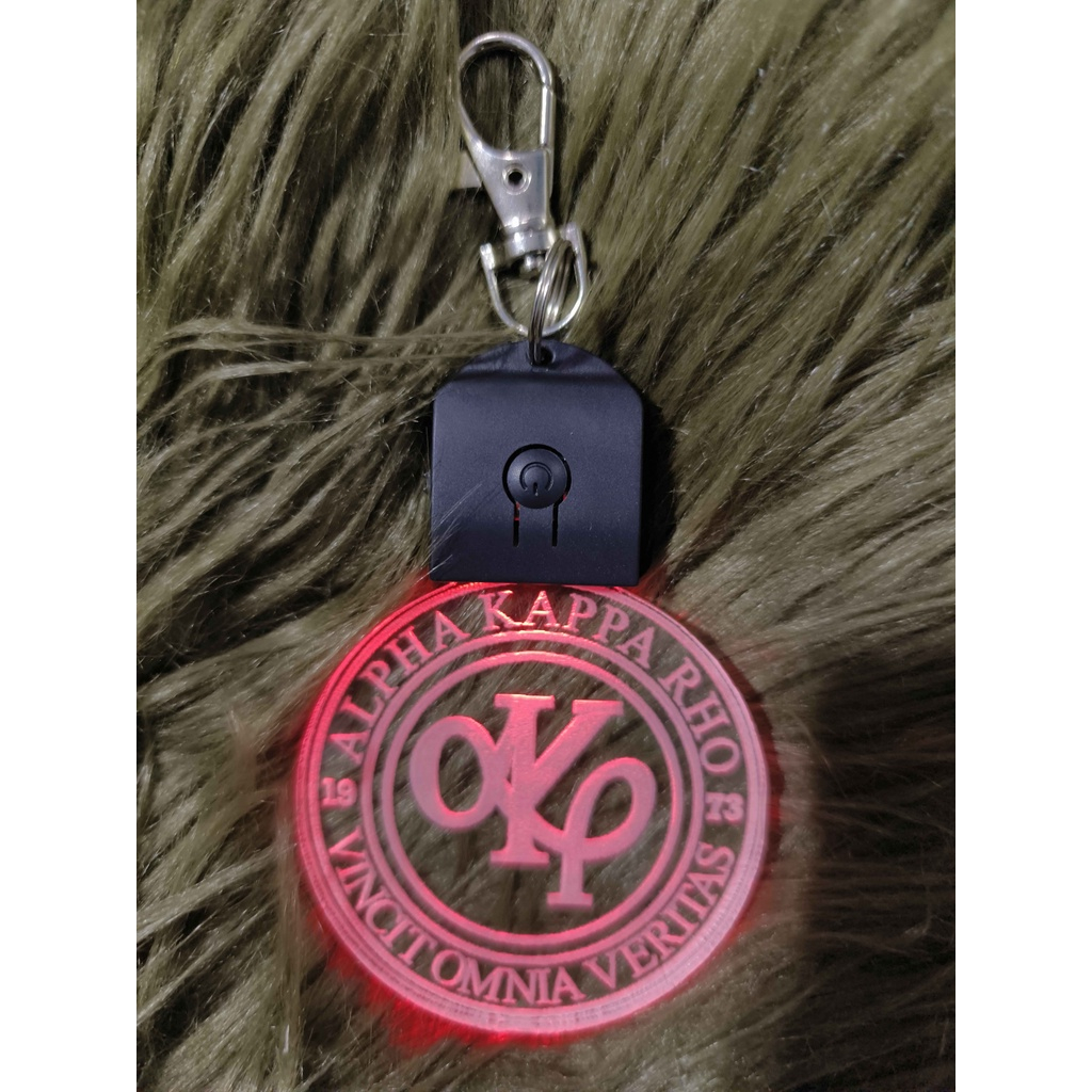 Customized AcryLED Flashing Sparkling LED Light Keychain - Image 7