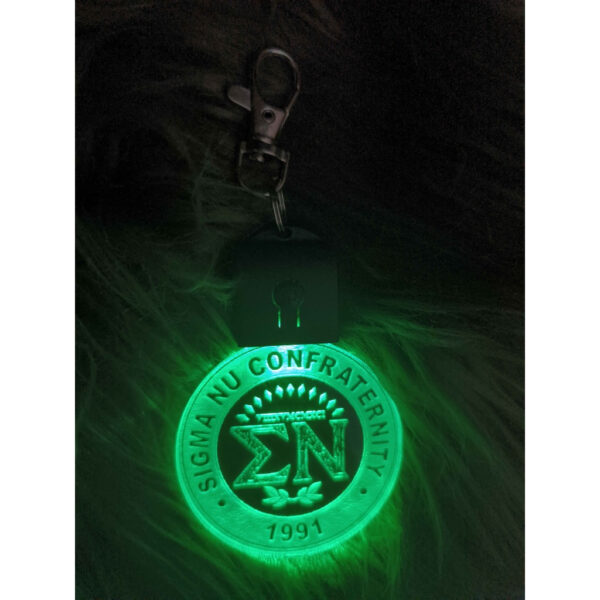 Customized AcryLED Flashing Sparkling LED Light Keychain - Image 12