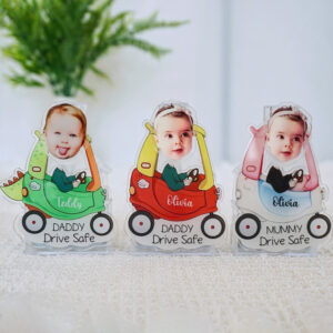 Wobble head Car decoration gift auto Battery Solar energy Customize any picture UV Printed