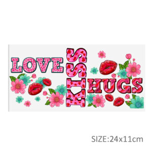 Cute Girl Waterproof Stickers UV DTF Sticker For 16oz Cups Transfer Sticker Custom Labels DIY Logo Waterproof