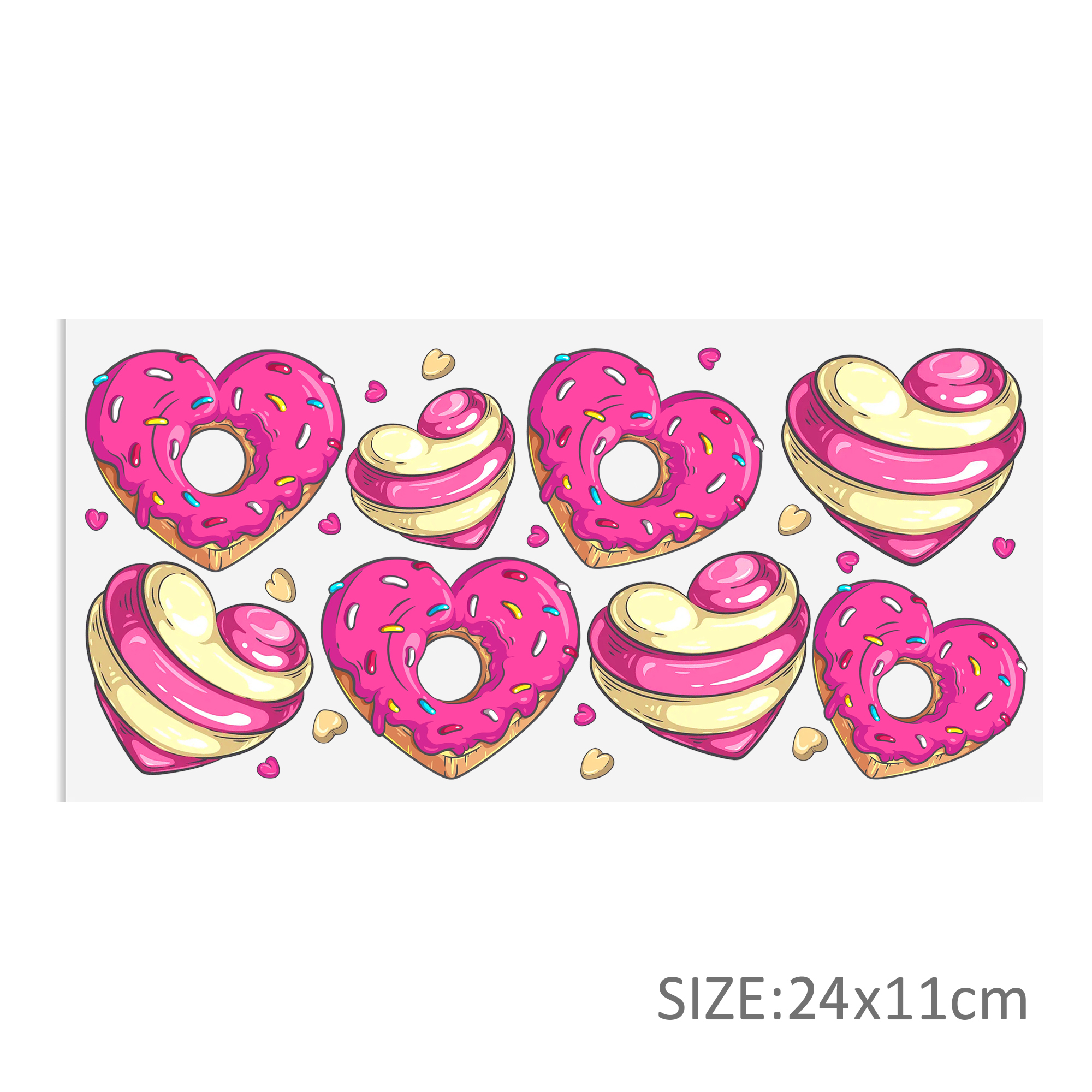 Cute Girl Waterproof Stickers UV DTF Sticker For 16oz Cups Transfer Sticker Custom Labels DIY Logo Waterproof - Image 7