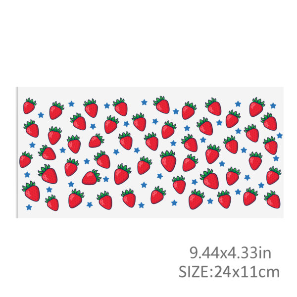 Cute Girl Waterproof Stickers UV DTF Sticker For 16oz Cups Transfer Sticker Custom Labels DIY Logo Waterproof - Image 13