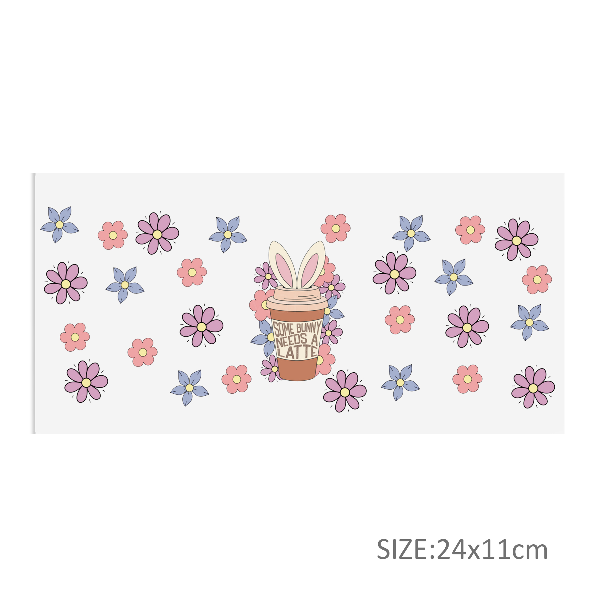 Personalize 16OZ UV DTF Glass Cup Can Wrap Transfers Stickers Animals And Plants For DIY Glass Mug Logo Custom Labels Decals - Image 17