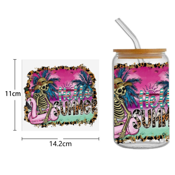 Girls 16oz Tumbler Template DTF Sticker Cup Cool Personalize UV Wrap Transfer Sticker Custom Label DIY Waterproof - Image 16