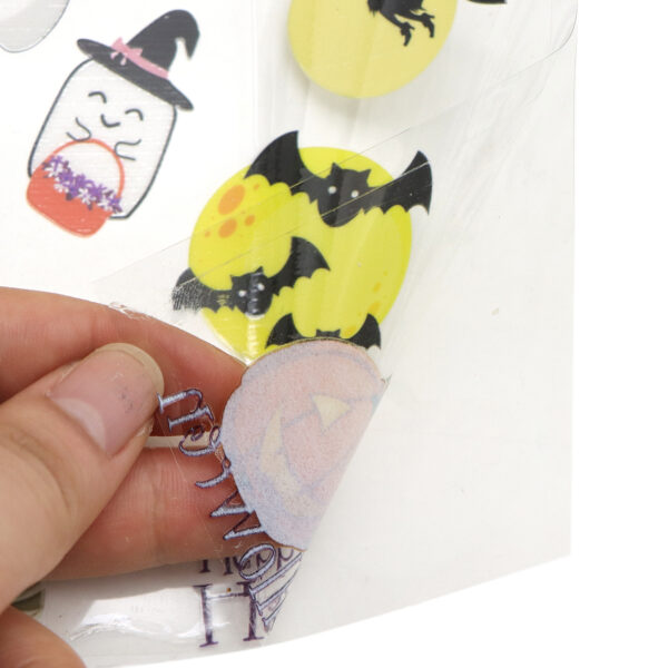 Halloween Bat Pumpkin UV DTF Stickers For Glass Cup Decoration Laptop Motorcycle Car Waterproof Sticker For Girl Kids - Image 5