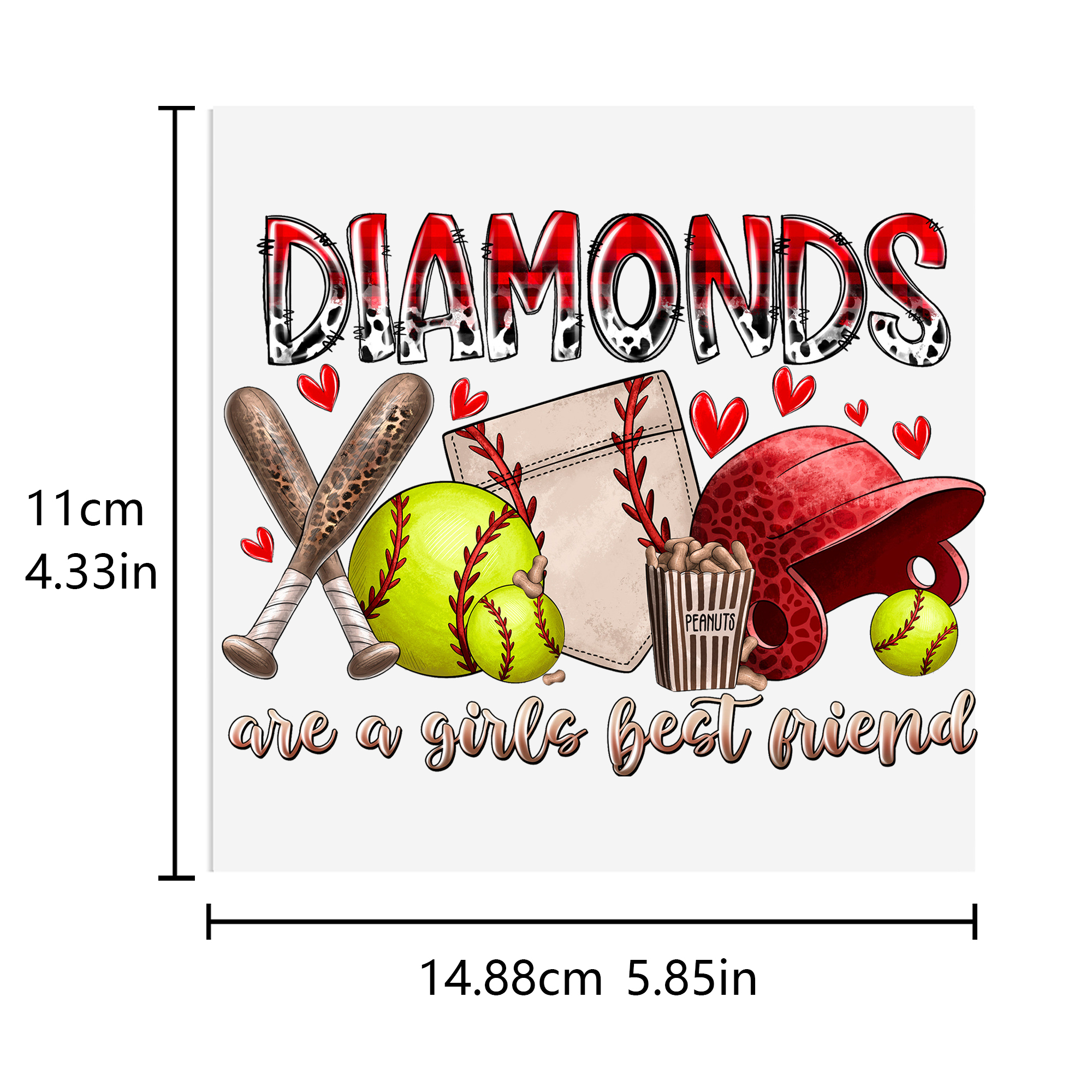 Baseball Waterproof Stickers UV DTF Sticker For 16oz Cups Transfer Sticker Custom Labels DIY Logo Waterproof - Image 4