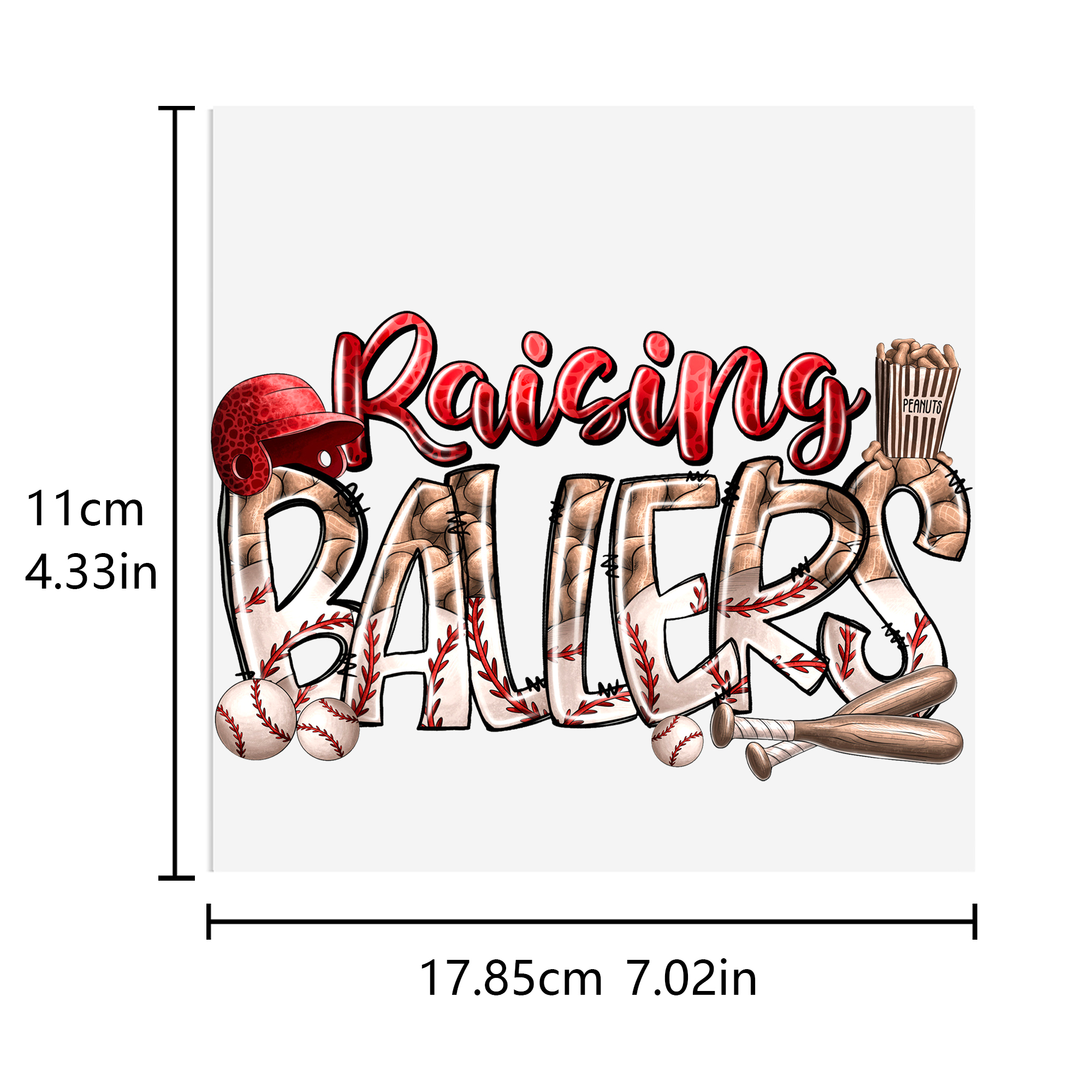 Baseball Waterproof Stickers UV DTF Sticker For 16oz Cups Transfer Sticker Custom Labels DIY Logo Waterproof - Image 10