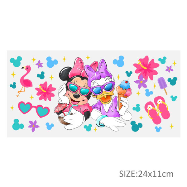 Disney Princess 16oz DTF Sticker Cups Cool Personalize UV Wrap Transfer Sticker Custom Labels DIY Logo Waterproof - Image 8