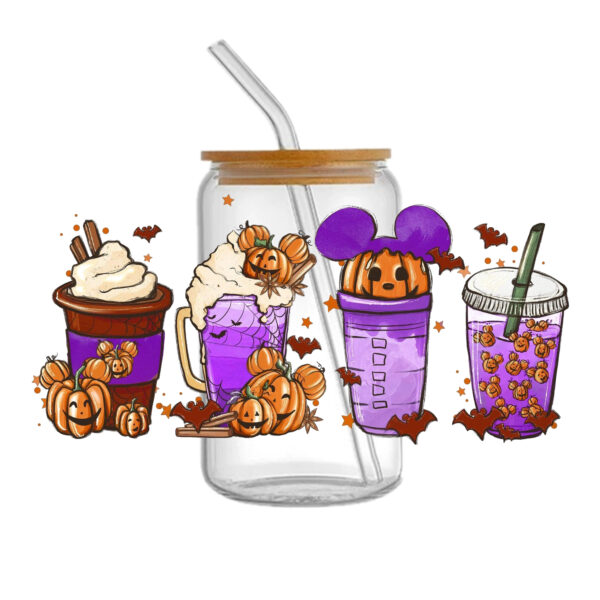 Stitch Mickey Mouse 16oz DTF Sticker Cup Cool Personalize UV Wrap Transfer Sticker Custom Label DIY Logo Waterproof - Image 6