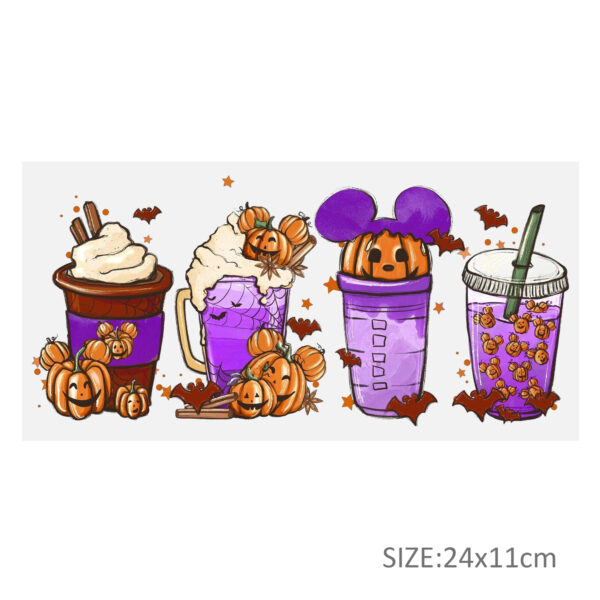 Stitch Mickey Mouse 16oz DTF Sticker Cup Cool Personalize UV Wrap Transfer Sticker Custom Label DIY Logo Waterproof - Image 10