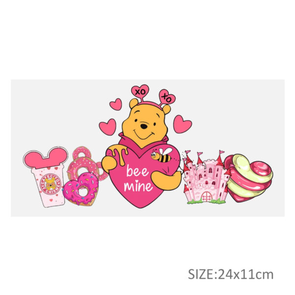 Stitch Mickey Mouse 16oz DTF Sticker Cup Cool Personalize UV Wrap Transfer Sticker Custom Label DIY Logo Waterproof - Image 20