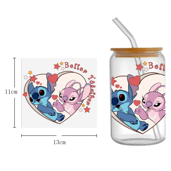 Animal Cow Chicken 16oz DTF Sticker Cups Cool Personalize UV Wrap Transfer Sticker Custom Labels DIY Waterproof - Image 3