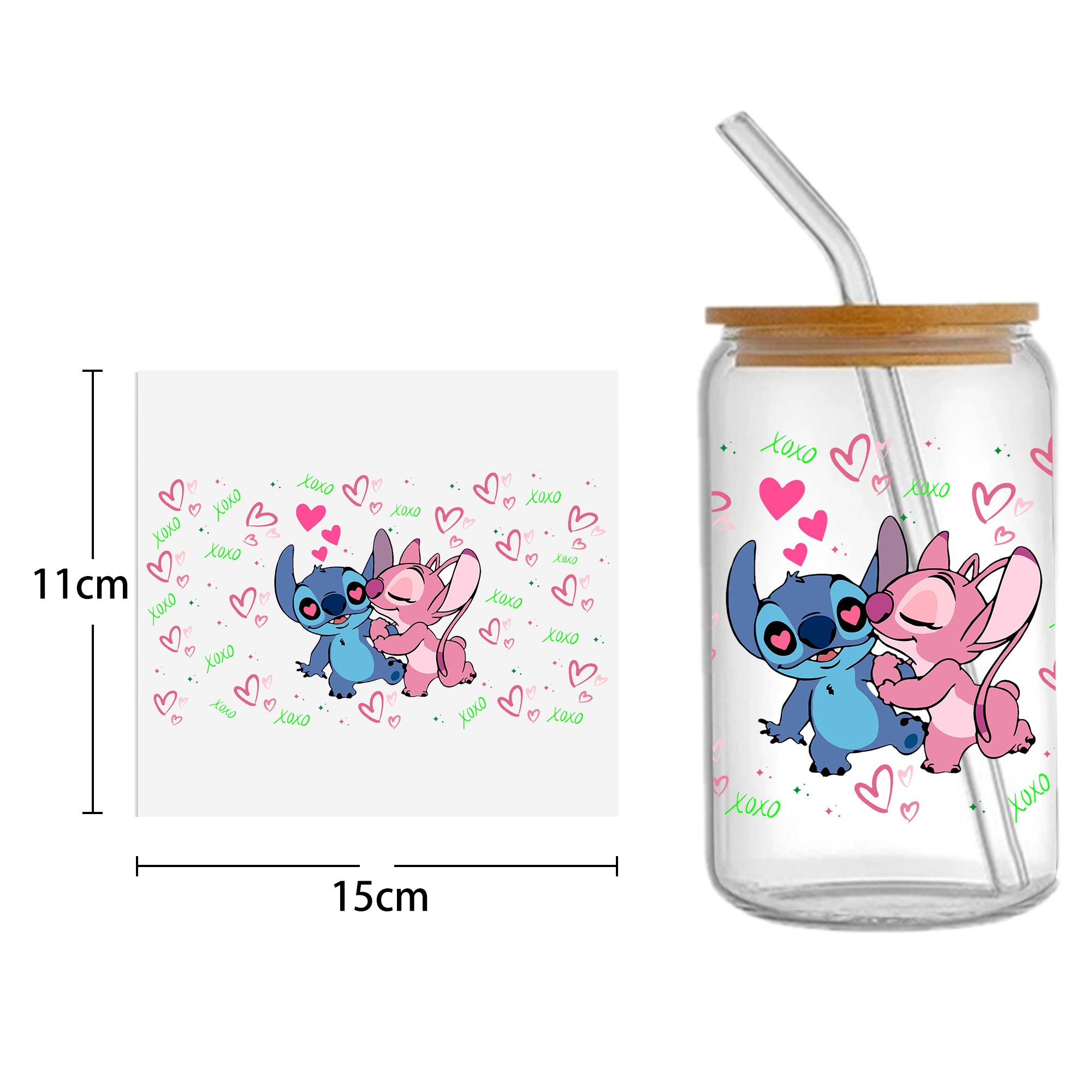 Animal Cow Chicken 16oz DTF Sticker Cups Cool Personalize UV Wrap Transfer Sticker Custom Labels DIY Waterproof - Image 4