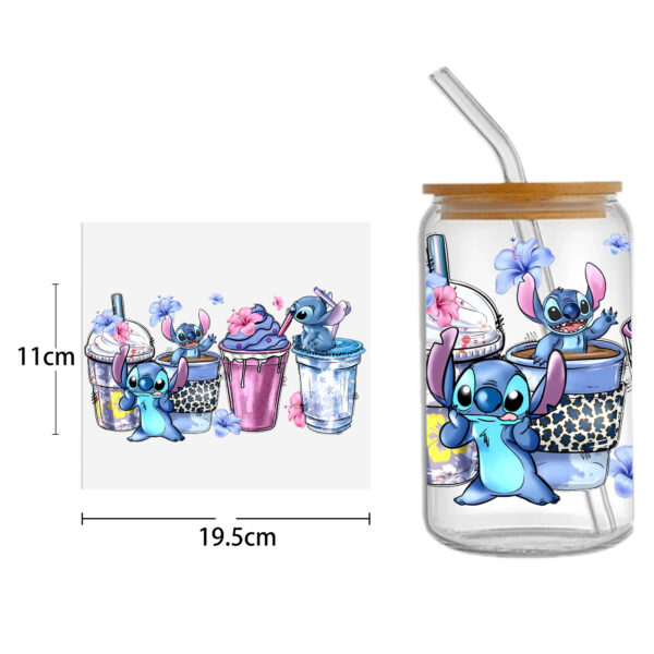 Animal Cow Chicken 16oz DTF Sticker Cups Cool Personalize UV Wrap Transfer Sticker Custom Labels DIY Waterproof - Image 10