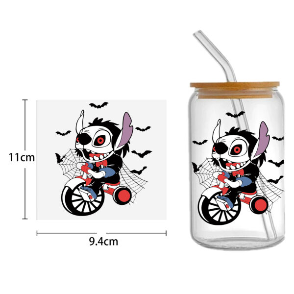 Animal Cow Chicken 16oz DTF Sticker Cups Cool Personalize UV Wrap Transfer Sticker Custom Labels DIY Waterproof - Image 12