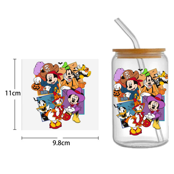Animal Cow Chicken 16oz DTF Sticker Cups Cool Personalize UV Wrap Transfer Sticker Custom Labels DIY Waterproof - Image 23