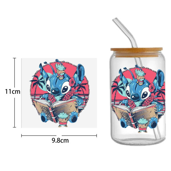 Animal Cow Chicken 16oz DTF Sticker Cups Cool Personalize UV Wrap Transfer Sticker Custom Labels DIY Waterproof - Image 26