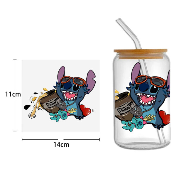 Animal Cow Chicken 16oz DTF Sticker Cups Cool Personalize UV Wrap Transfer Sticker Custom Labels DIY Waterproof - Image 28