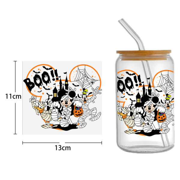 Animal Cow Chicken 16oz DTF Sticker Cups Cool Personalize UV Wrap Transfer Sticker Custom Labels DIY Waterproof - Image 36