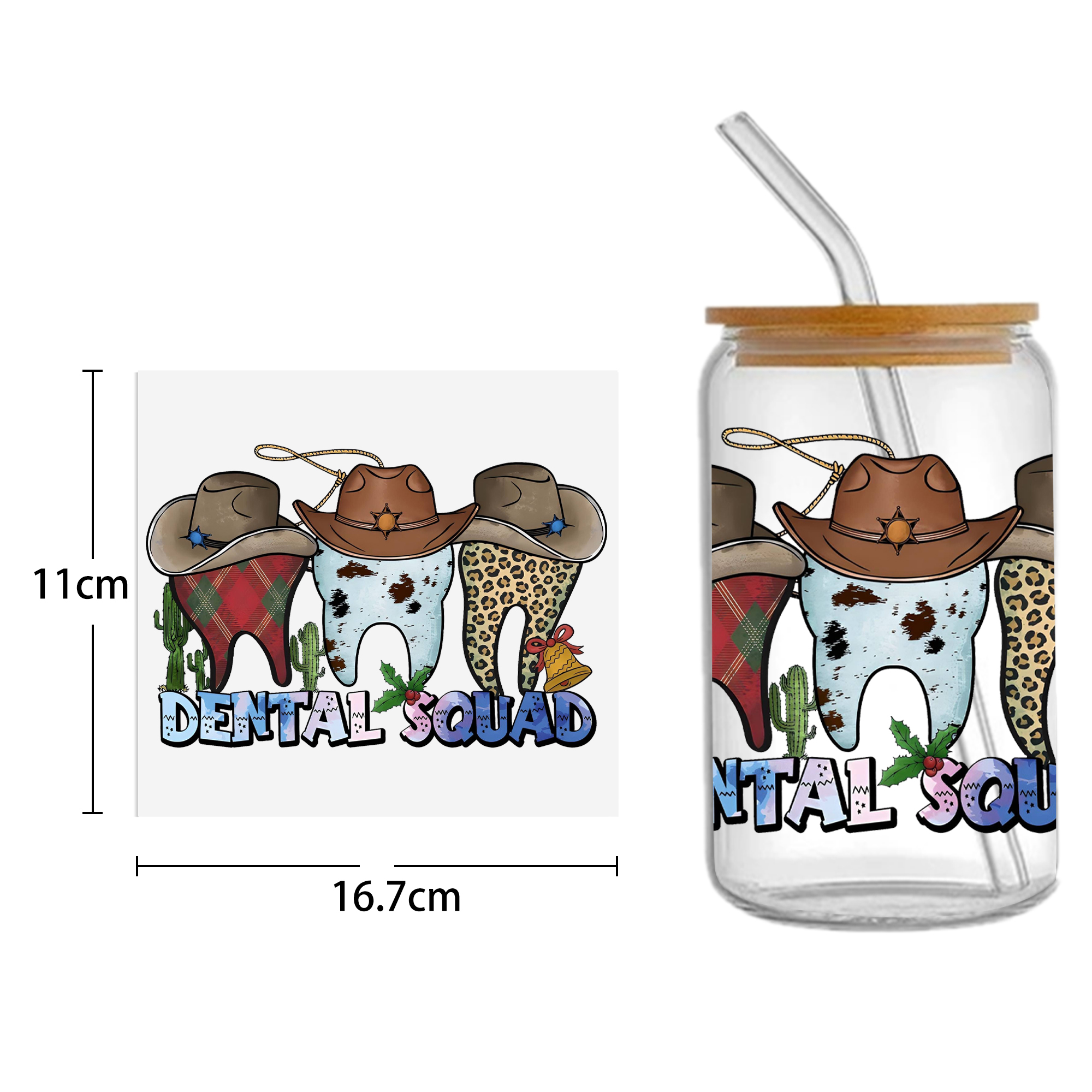 Health Style Doctor 16oz Tumbler Template DTF Sticker Cup Cool Personalize UV Wrap Transfer Sticker Custom Label DIY Waterproof - Image 8
