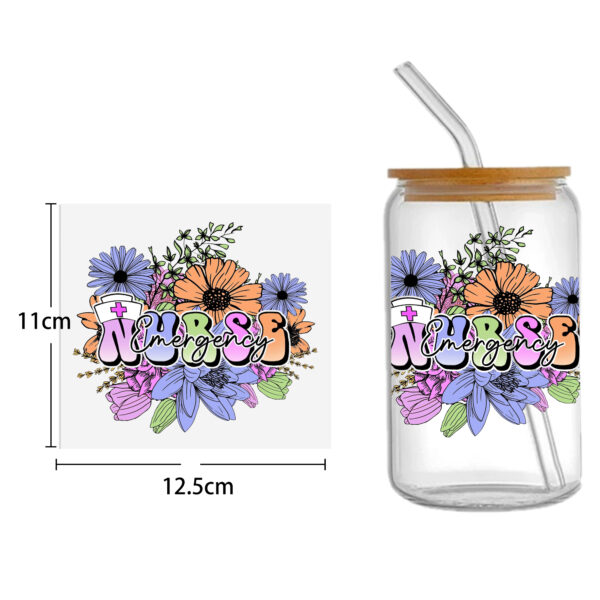 Health Style Doctor 16oz Tumbler Template DTF Sticker Cup Cool Personalize UV Wrap Transfer Sticker Custom Label DIY Waterproof - Image 10