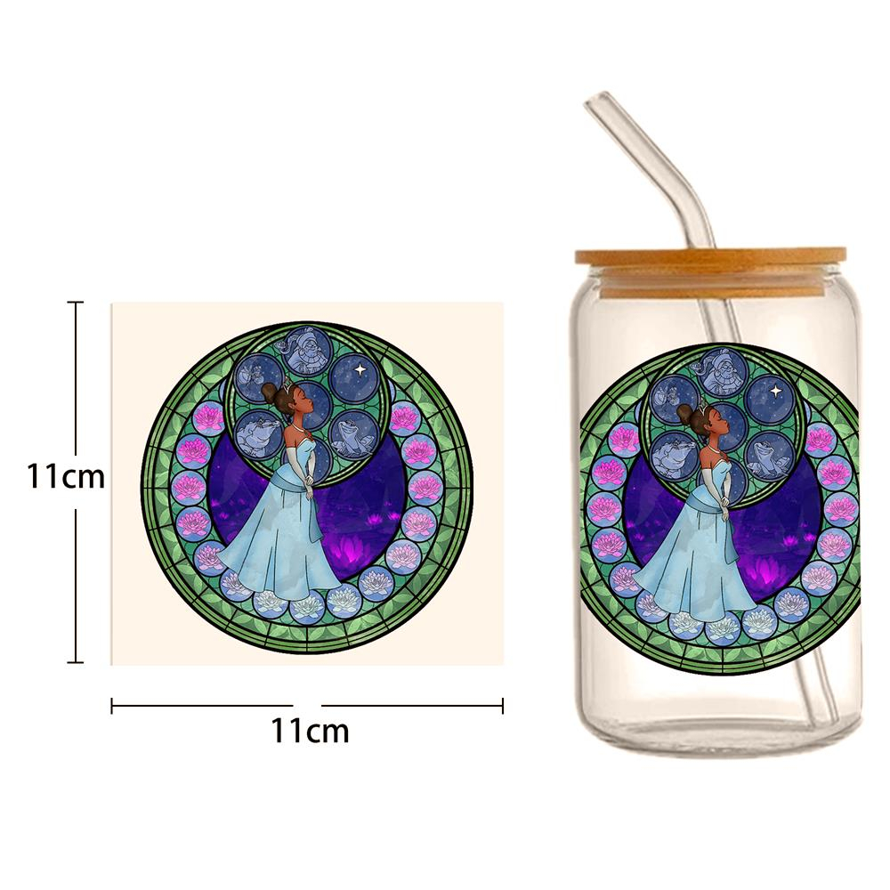 Disney Princess 16oz DTF Sticker Cups Cool Personalize UV Wrap Transfer Sticker Custom Labels DIY Logo Waterproof - Image 9