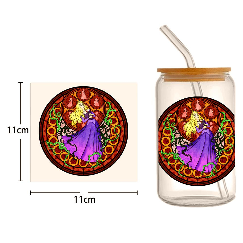 Disney Princess 16oz DTF Sticker Cups Cool Personalize UV Wrap Transfer Sticker Custom Labels DIY Logo Waterproof - Image 12