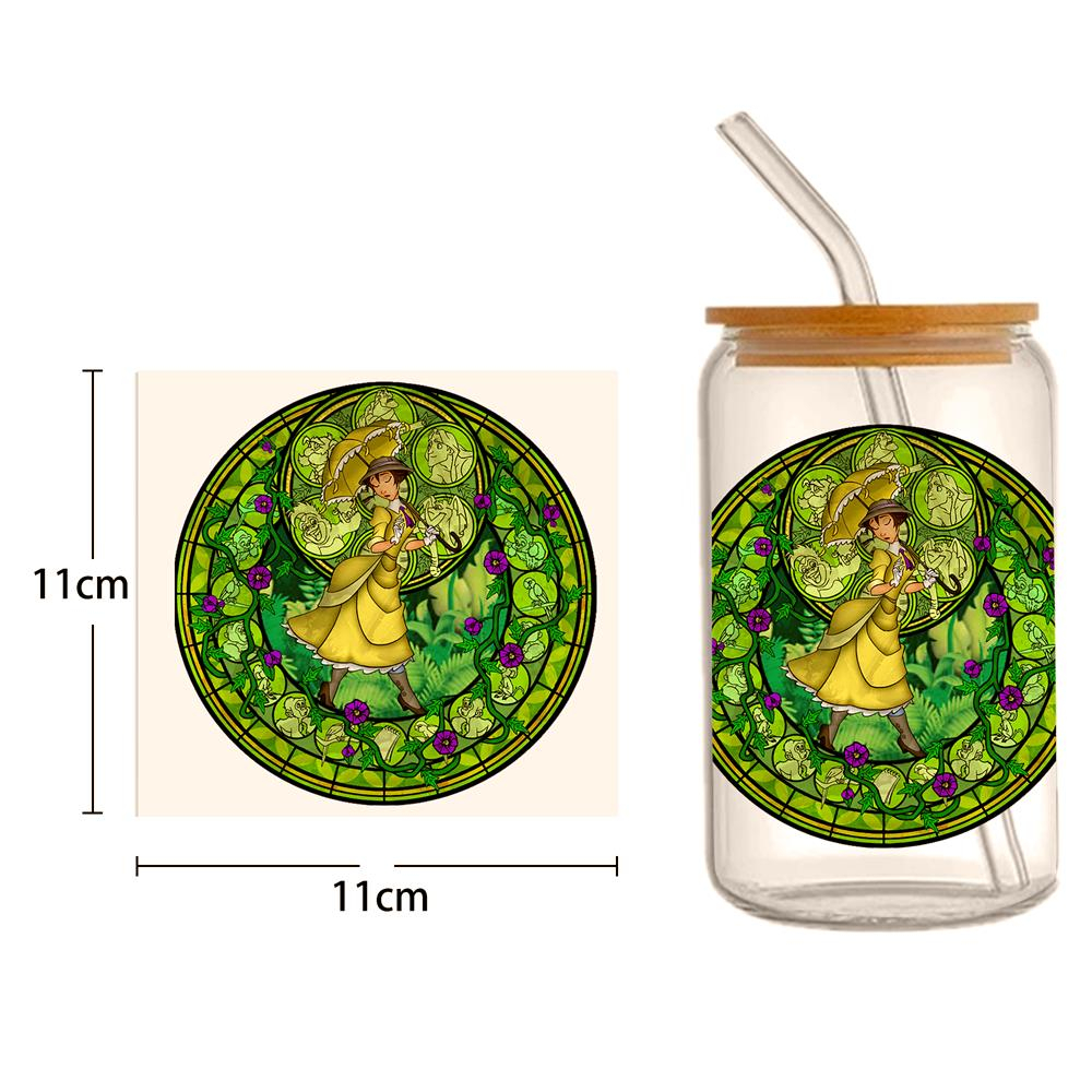 Disney Princess 16oz DTF Sticker Cups Cool Personalize UV Wrap Transfer Sticker Custom Labels DIY Logo Waterproof - Image 18