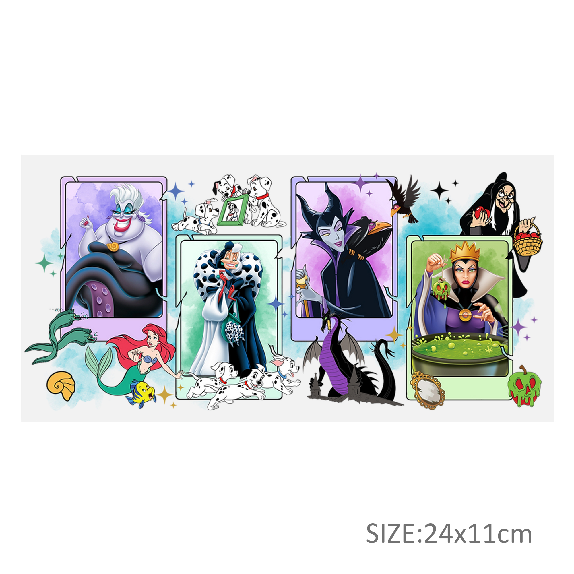 Stitch Mickey 16oz DTF Sticker Cups Cool Personalize UV Wrap Transfer Sticker Custom Label DIY Logo Waterproof - Image 6