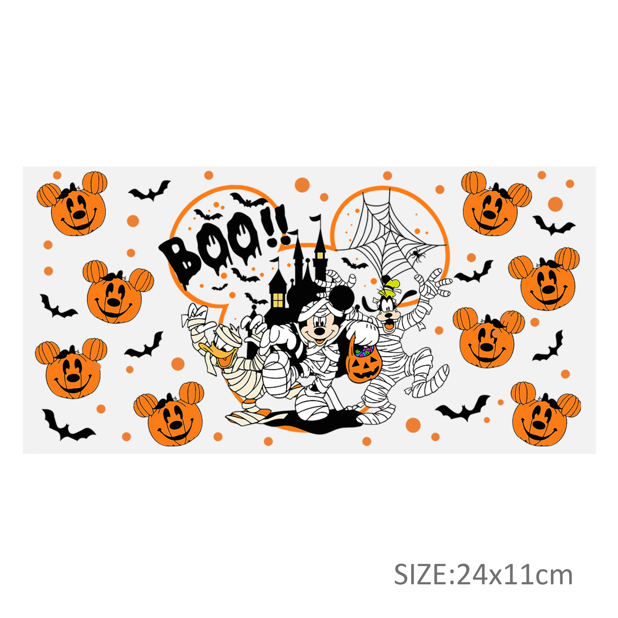 Stitch Mickey 16oz DTF Sticker Cups Cool Personalize UV Wrap Transfer Sticker Custom Label DIY Logo Waterproof - Image 7