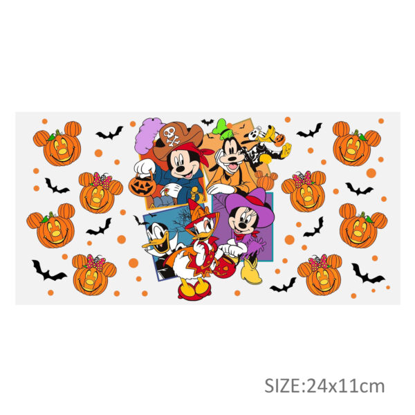 Stitch Mickey 16oz DTF Sticker Cups Cool Personalize UV Wrap Transfer Sticker Custom Label DIY Logo Waterproof - Image 13