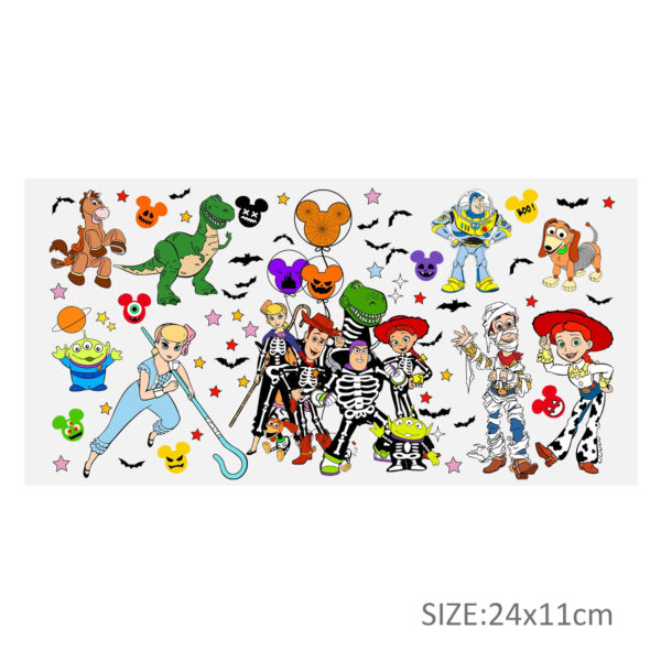 Stitch Mickey 16oz DTF Sticker Cups Cool Personalize UV Wrap Transfer Sticker Custom Label DIY Logo Waterproof - Image 22