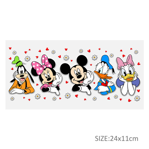Stitch Mickey 16oz DTF Sticker Cups Cool Personalize UV Wrap Transfer Sticker Custom Label DIY Logo Waterproof - Image 23