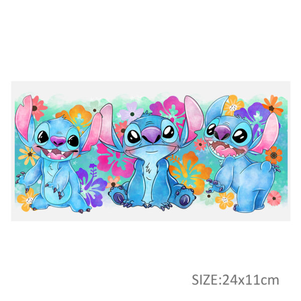 Stitch Mickey 16oz DTF Sticker Cups Cool Personalize UV Wrap Transfer Sticker Custom Label DIY Logo Waterproof - Image 24