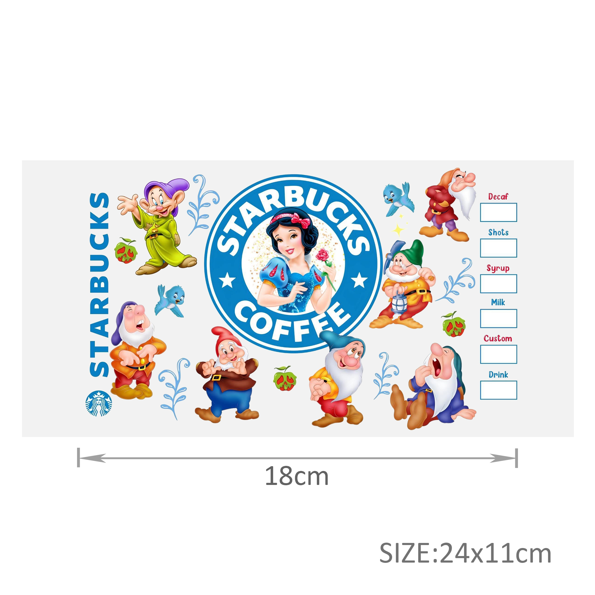 Stitch Mickey 16oz DTF Sticker Cups Cool Personalize UV Wrap Transfer Sticker Custom Label DIY Logo Waterproof - Image 28