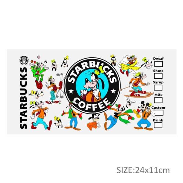 Stitch Mickey 16oz DTF Sticker Cups Cool Personalize UV Wrap Transfer Sticker Custom Label DIY Logo Waterproof - Image 32