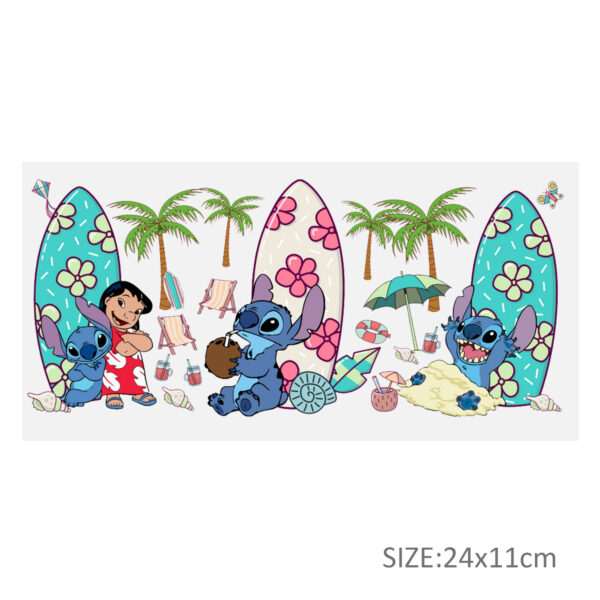 Stitch Mickey 16oz DTF Sticker Cups Cool Personalize UV Wrap Transfer Sticker Custom Label DIY Logo Waterproof - Image 33