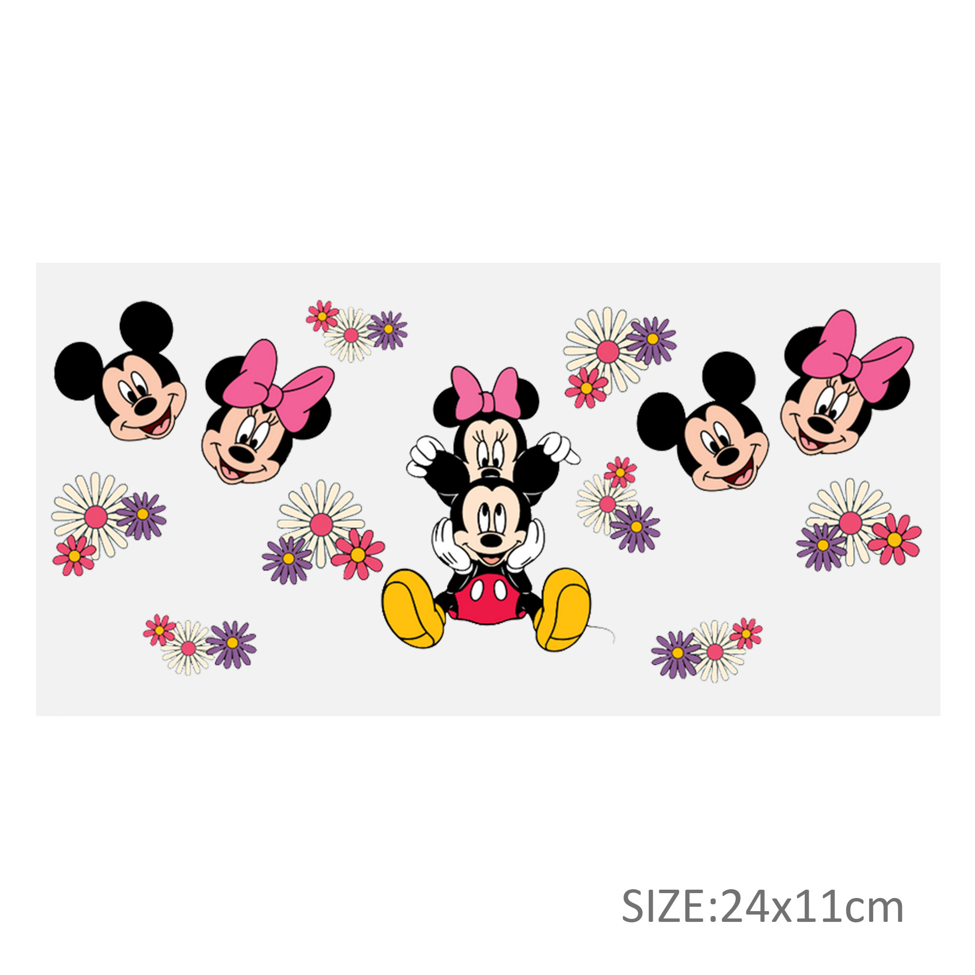 Stitch Mickey 16oz DTF Sticker Cups Cool Personalize UV Wrap Transfer Sticker Custom Label DIY Logo Waterproof - Image 34