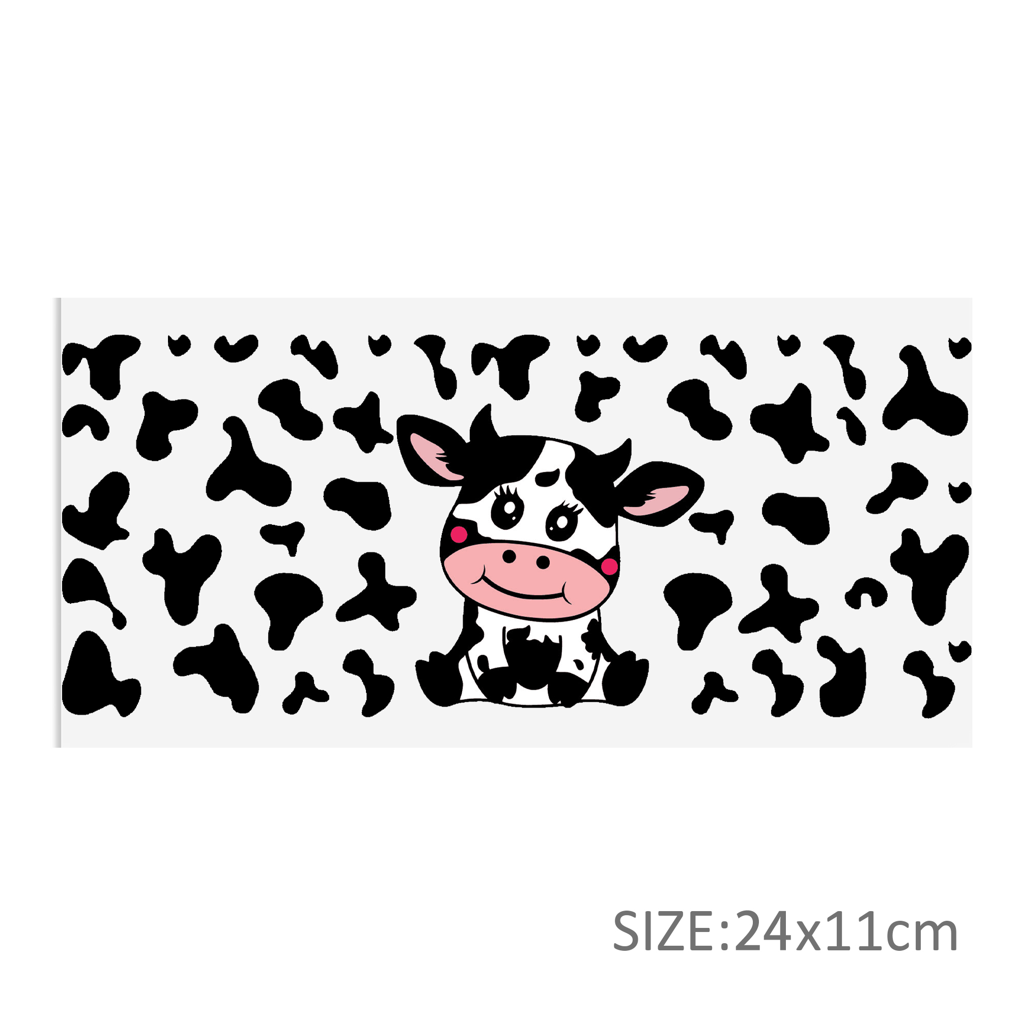 Cow Leopard UV DTF Sticker For 16oz Cups Wrap Transfer Sticker Custom Labels DIY Logo Waterproof - Image 9