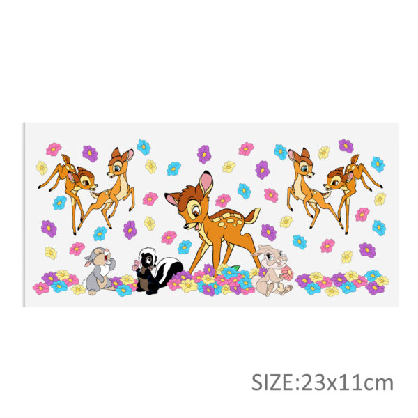 Disney Winnie DTF Sticker For Cups Cool Personalize UV Wrap Transfer Sticker Custom Labels DIY Logo Waterproof - Image 2