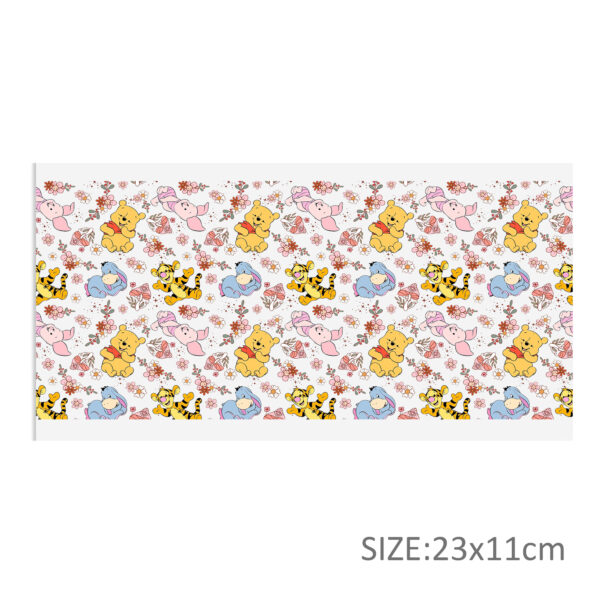 Disney Winnie DTF Sticker For Cups Cool Personalize UV Wrap Transfer Sticker Custom Labels DIY Logo Waterproof - Image 4