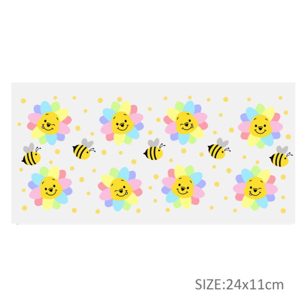 Disney Winnie DTF Sticker For Cups Cool Personalize UV Wrap Transfer Sticker Custom Labels DIY Logo Waterproof - Image 12