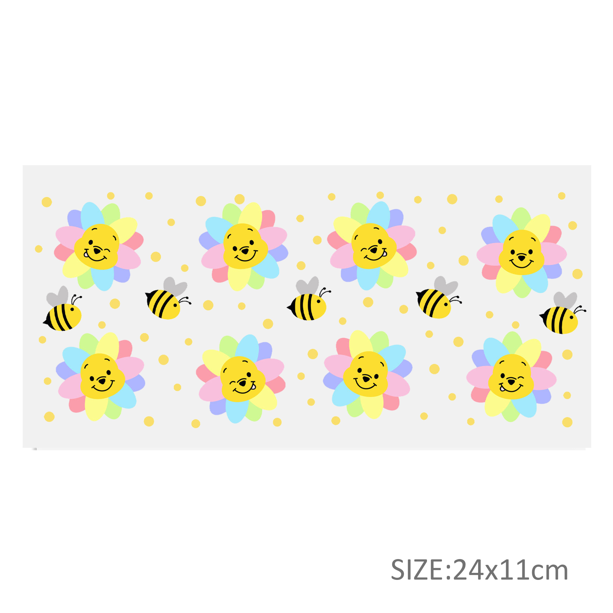 Disney Winnie DTF Sticker For Cups Cool Personalize UV Wrap Transfer Sticker Custom Labels DIY Logo Waterproof - Image 12