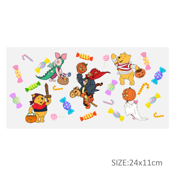 Disney Winnie DTF Sticker For Cups Cool Personalize UV Wrap Transfer Sticker Custom Labels DIY Logo Waterproof - Image 14