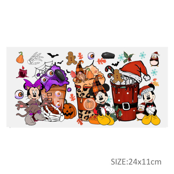 Disney Winnie DTF Sticker For Cups Cool Personalize UV Wrap Transfer Sticker Custom Labels DIY Logo Waterproof - Image 16