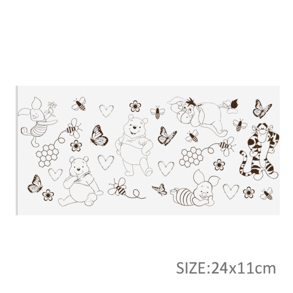 Disney Winnie DTF Sticker For Cups Cool Personalize UV Wrap Transfer Sticker Custom Labels DIY Logo Waterproof - Image 17