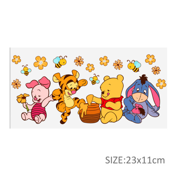 Disney Winnie DTF Sticker For Cups Cool Personalize UV Wrap Transfer Sticker Custom Labels DIY Logo Waterproof - Image 21