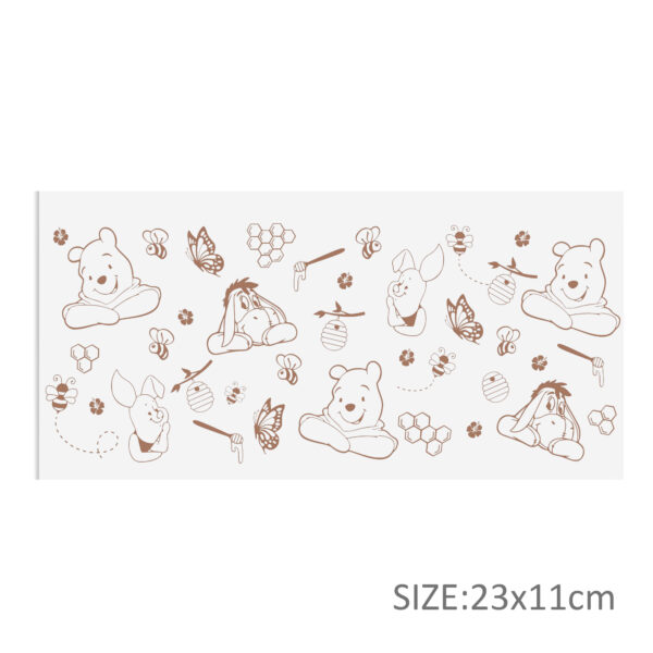 Disney Winnie DTF Sticker For Cups Cool Personalize UV Wrap Transfer Sticker Custom Labels DIY Logo Waterproof - Image 22